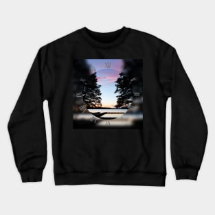 Vanilla sunset over the lake Crewneck Sweatshirt